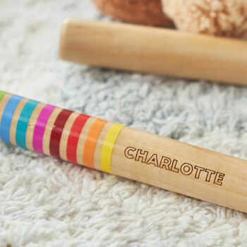 Personalised Rainbow Wooden Musical Bars, 3 of 6