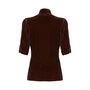 Softly Tailored Jacket In Our Chocolate Silk Velvet, thumbnail 3 of 4