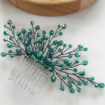 Green And Black Headpiece, 2 of 5