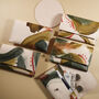 Hand Painted Leather Coin And Card Purse Camo Brush, thumbnail 3 of 10