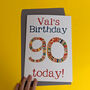 Big Birthday Card With Personalised Name And Age, thumbnail 8 of 8