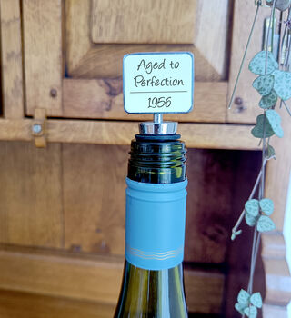 Personalised “Aged To Perfection” Wine Stopper, 2 of 5