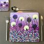 Dandelions And Alliums Coasters X2, thumbnail 4 of 5