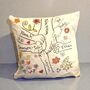 Personalised Holding Hands Cushion Custom Keepsake Gift, thumbnail 7 of 7