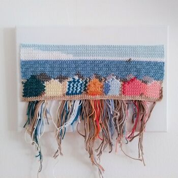 Personalised Crochet 'Favourite Place' Portrait, 3 of 11