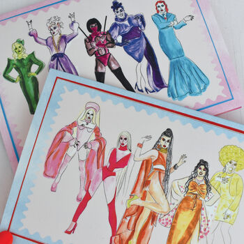 All The Queens A6 Recycled Card, 4 of 5