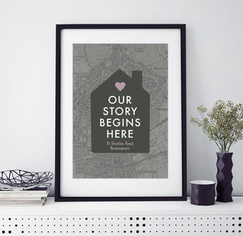 Home Sweet Home Personalised Map Print, 12 of 12