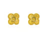 Four Leaf Clover Stud Earrings In Rainbow Of Colours, thumbnail 9 of 10