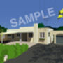 Personalised House Portrait Print, thumbnail 2 of 3