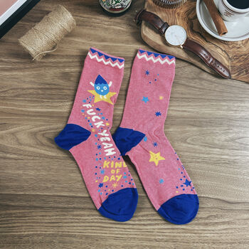 Funny Quotes Socks: Novelty Christmas Stocking Fillers, 3 of 8