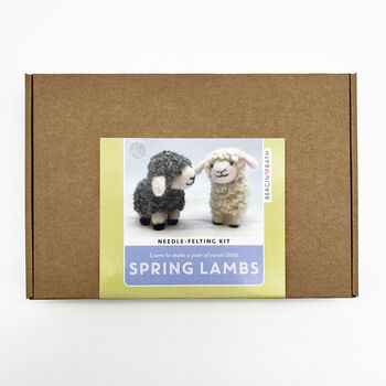 Needle Felting Kit Spring Lambs, 8 of 11