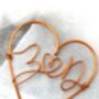 Wire Heart With Initials Letterbox Gift, thumbnail 1 of 2