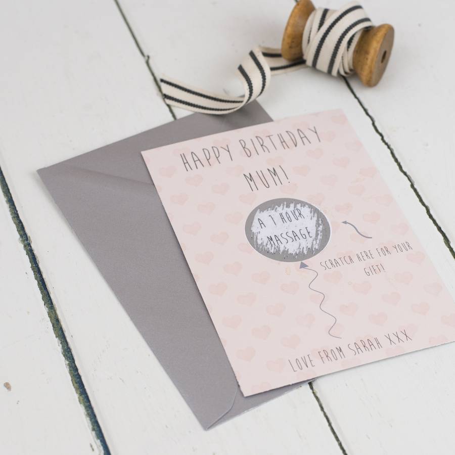 Personalised Birthday Balloon Scratch Card By Arlo & Jude ...