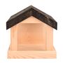 Wall Mounted Wooden Bird Feeding Table With Apex Roof, thumbnail 6 of 8