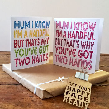Mum I Know I'm A Handful Card, 8 of 11