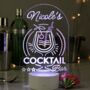 Personalised Cocktail LED Colour Changing Light, thumbnail 4 of 4