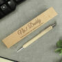 Thank You Gifts Personalised Wooden Pen And Box Set, thumbnail 1 of 8