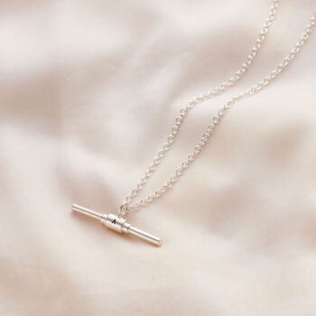 Personalised Albert T Bar Necklace, 3 of 8
