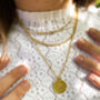 Gold Plated Delicate Twisted Rope Necklace, thumbnail 7 of 7