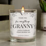 Mothers Day Personalised Floral Scented Candle, thumbnail 3 of 5