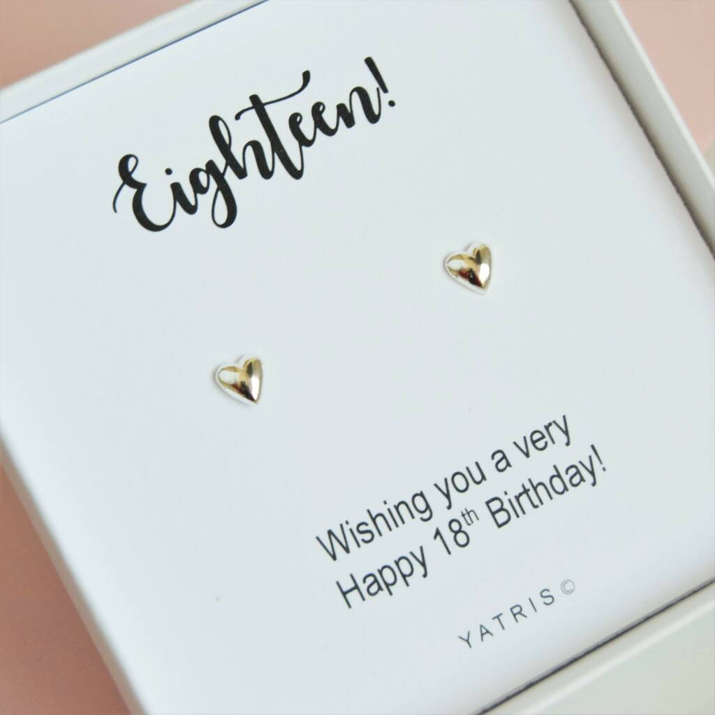 18th Birthday Earrings By Yatris