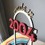Personalised Wooden Birthday Cake Topper, thumbnail 4 of 5