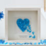 Valentine's Handmade 3D Framed Purple Butterfly Heart, thumbnail 4 of 9