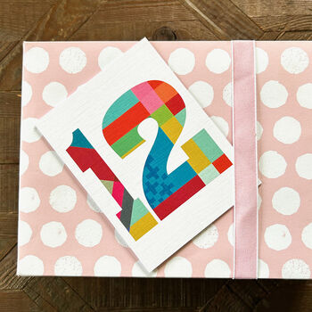 Mini Number Twelve Card, 4 of 5
