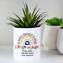 Personalised 'It Takes A Big Heart To Shape Little Minds' Teacher Desk Pen Pot, thumbnail 3 of 5