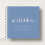 Personalised 'Scribbles' Small Notebook, thumbnail 6 of 10