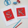 Liberty Print Initial Card, thumbnail 2 of 7