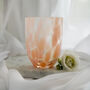 Peach And Vanilla Confetti Glass, thumbnail 1 of 3