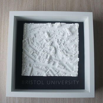 Graduation Gift Bristol University 3D Printed Map, 3 of 8