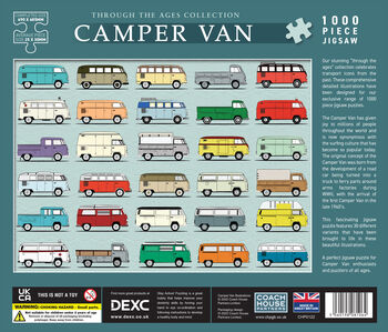 1000 Piece Iconic Campervan Puzzle, 2 of 3