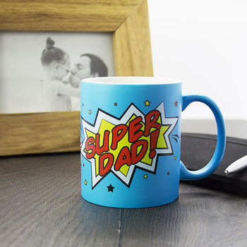 Personalised Super Dad Mug Gift, 2 of 3
