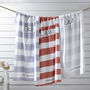 Striped Personalised Beach Towel, thumbnail 1 of 2