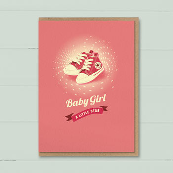 ‘All Star Baby’ Baby Girl Card, 4 of 5