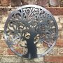 Metal Tree Of Life Garden Wall Sign Fence Decoration, thumbnail 7 of 8