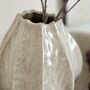 Abstract Fluted Taupe Vase Lizzy, thumbnail 5 of 7
