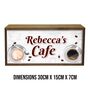 Personalised Wooden Light Box Café Sign, thumbnail 4 of 6