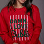Personalised 'Damn I Love…' Slogan Christmas Sweatshirt, thumbnail 5 of 11