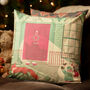 'The Snow Job' Christmas Cushion Cover Quinn The Fox, thumbnail 3 of 3