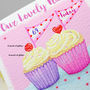 Personalised Cupcake Grandma Birthday Card, thumbnail 7 of 10
