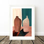 Bold Minimalist Contrast Vase Print, thumbnail 6 of 8