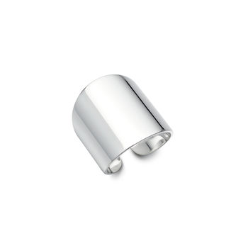 Wide Sterling Silver Cuff Ring, 5 of 6