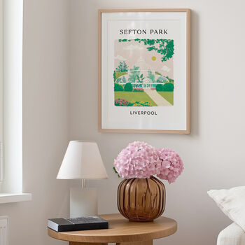 Palm House Sefton Park Liverpool Art Print, 2 of 2