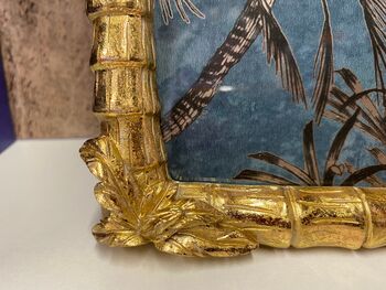 Flamingo And Palm Tree Gold Photo Frame 7x5 Inch Portrait, 5 of 7