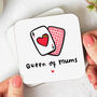 'Queen Of Mums' Personalised Mug, thumbnail 4 of 4