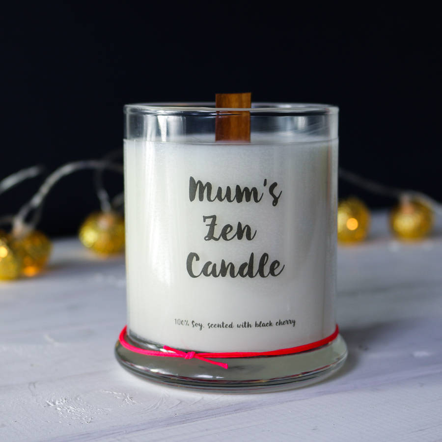 mum's zen candle by bonnie and bell
