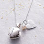 Heart Locket With Birthstone, thumbnail 3 of 12
